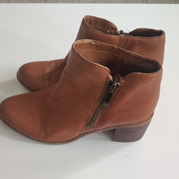 Franco Sarto Tan Ankle Booties Size 9 - Picture 2 of 7